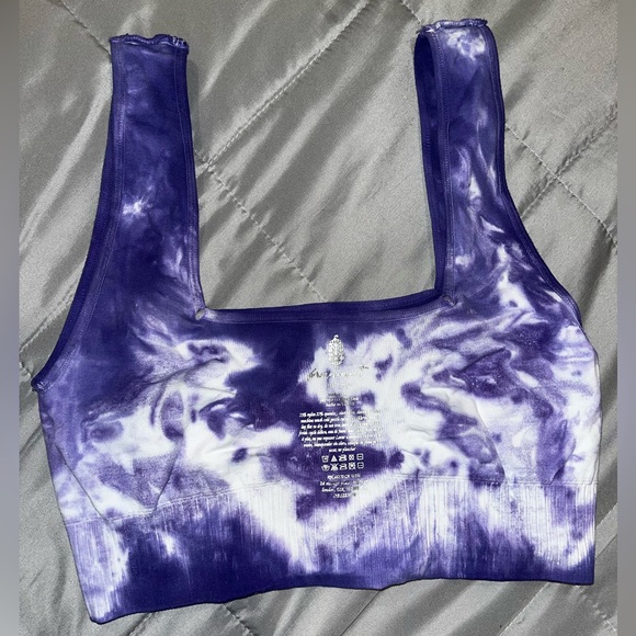 Free People Good Karma Bra Tie Dye Atlas mountain size M/L with Logo - Picture 7 of 12